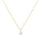 Gold Pearl Drop Pendant Necklace